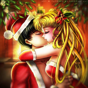 Sailor Santa Love (Mamoru and Usagi)