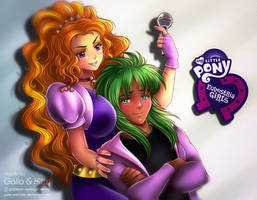 Commission: Adagio X Spike (MLP)