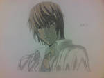 Light Yagami's Colour Drawing by StefanosDTsougranis