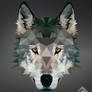 Wolf Lowpoly Art