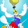 Blinx flying
