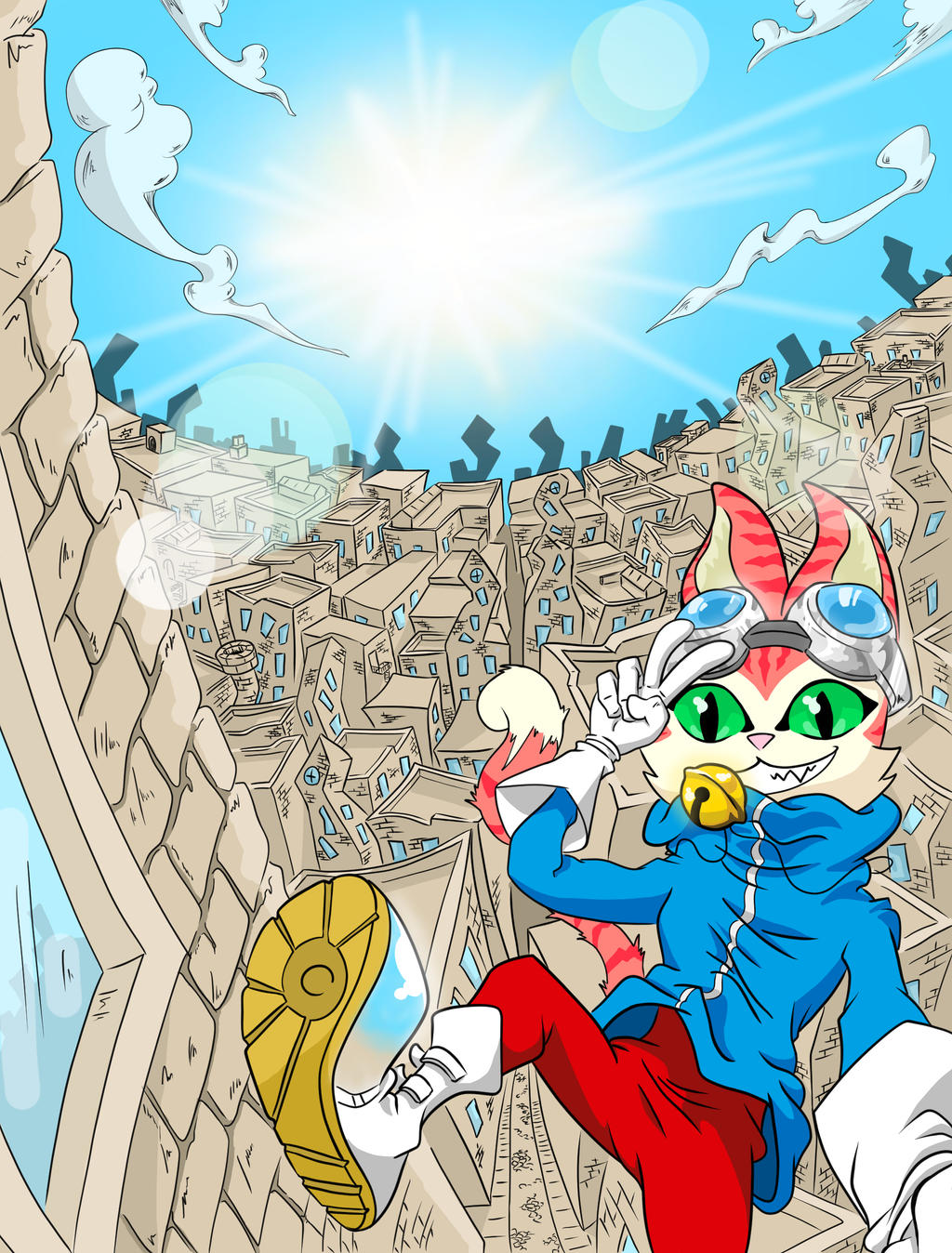 Blinx freefall