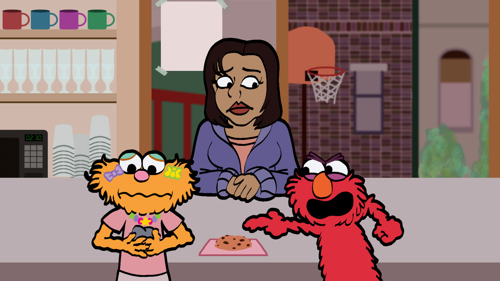 Elmo Roco Angry Rocco vs Elmo by MrColeslaw on DeviantArt