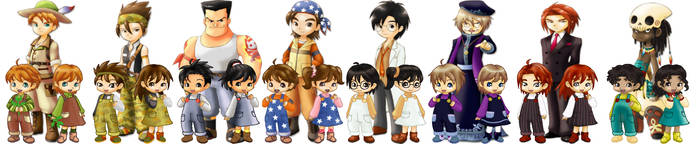 harvest moon hero of leaf valley children