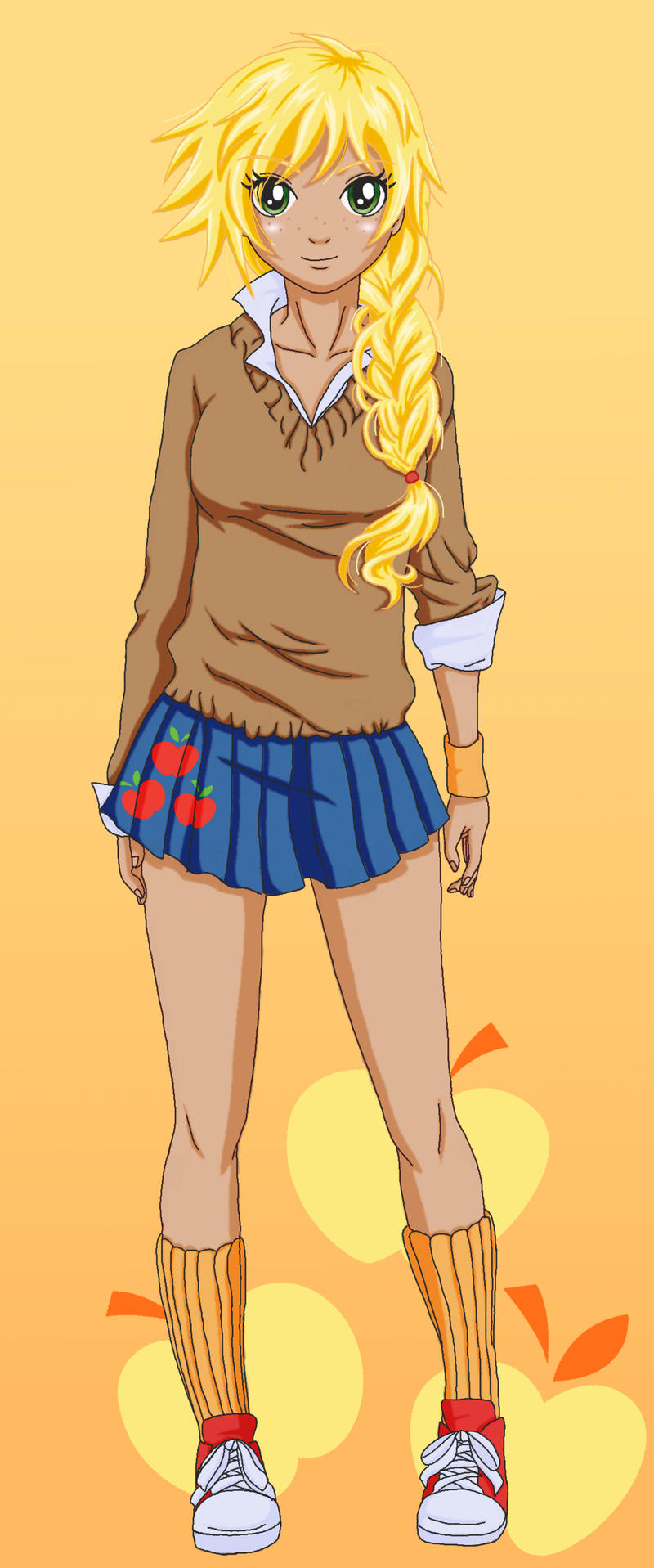 Applejack Human Pool human applejack by Erim-Kawamori on DeviantArt