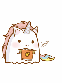 A Ghost Unicorn!