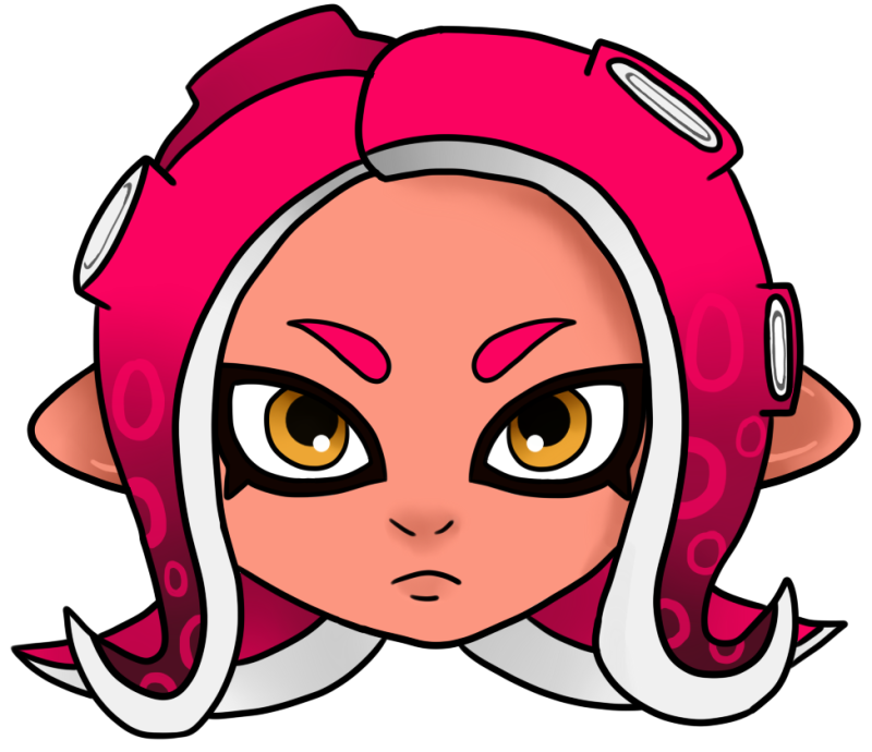 :Splatoon: Agent 8 Octoling Sticker Design by PlushbaeCrafts on DeviantArt