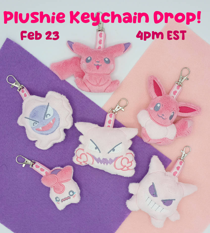 Pokemon Rhyperior Keychain Pink Pokemon Plush Keychains Shop Update! by PlushbaeCrafts on DeviantArt