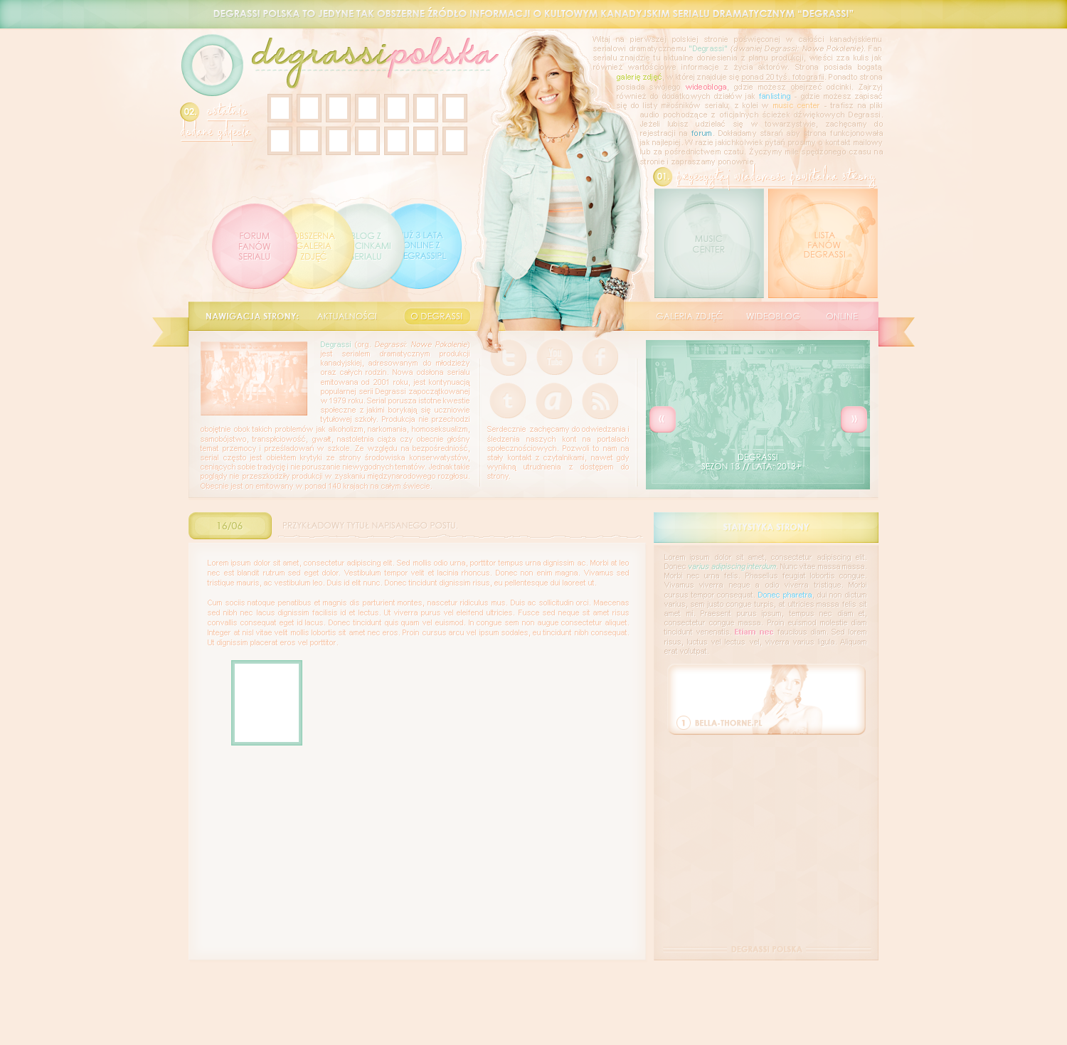 Degrassi - WP Theme -BARBIE