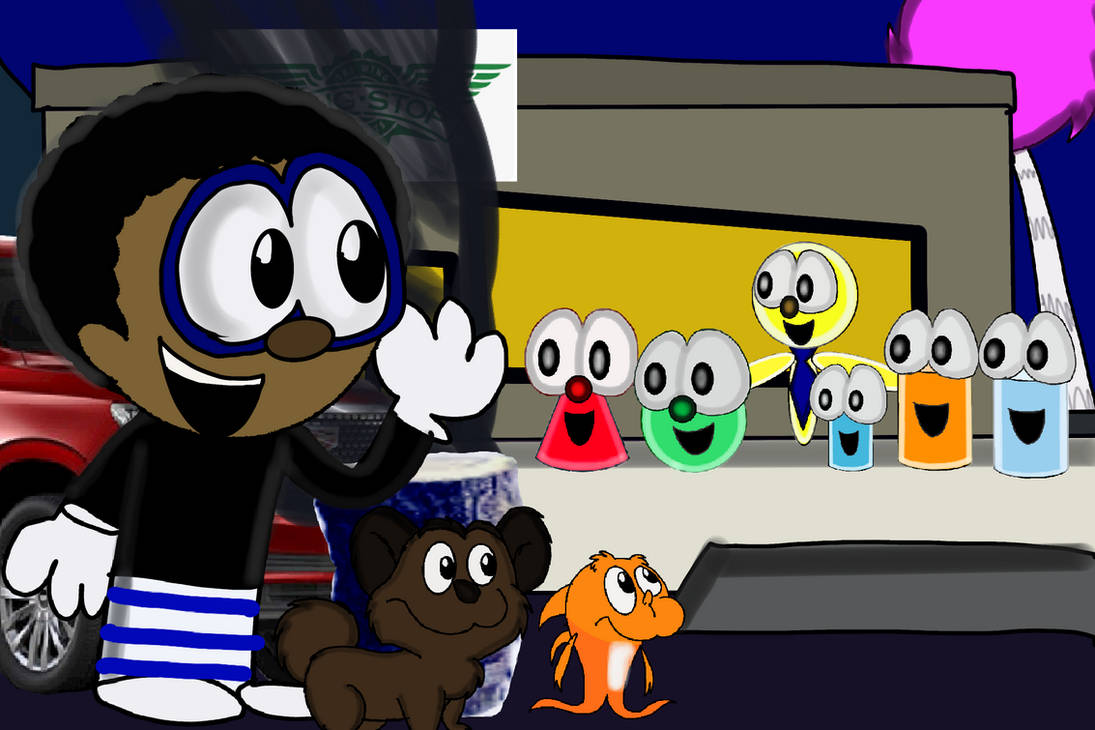 I meet ShapeTales characters at Wingstop by raufsipad on DeviantArt