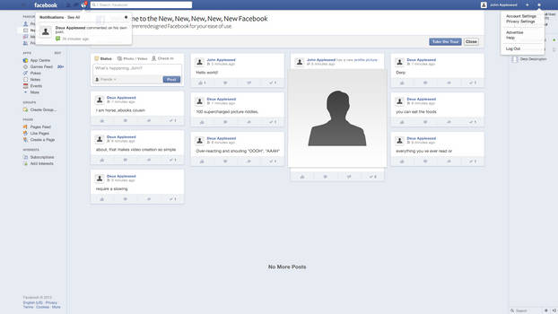 [Update 1.2] Redesigning Facebook: News Feed