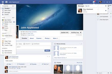 Redesigning Facebook: Timeline