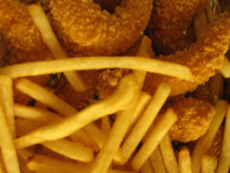 AlBaik Jumbo Shrimp and Fries