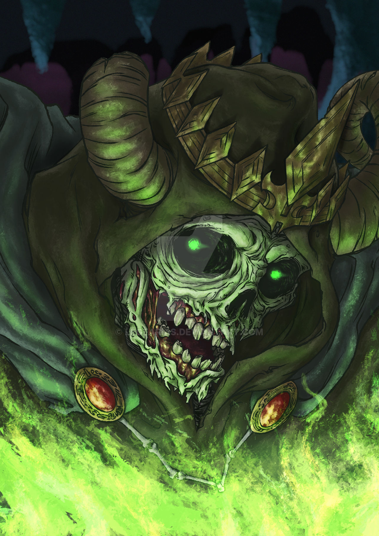 Lich Types Lich - Adventure Time by legfarias on DeviantArt