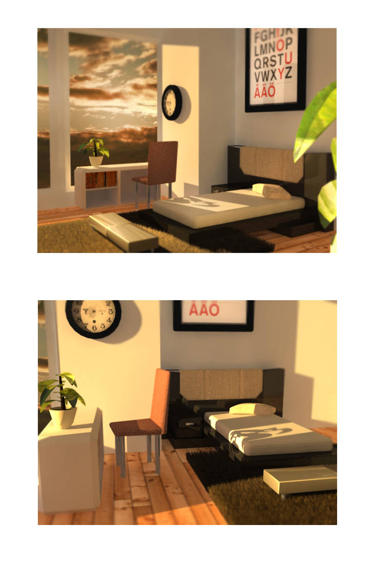 3D Room Final by emixoO