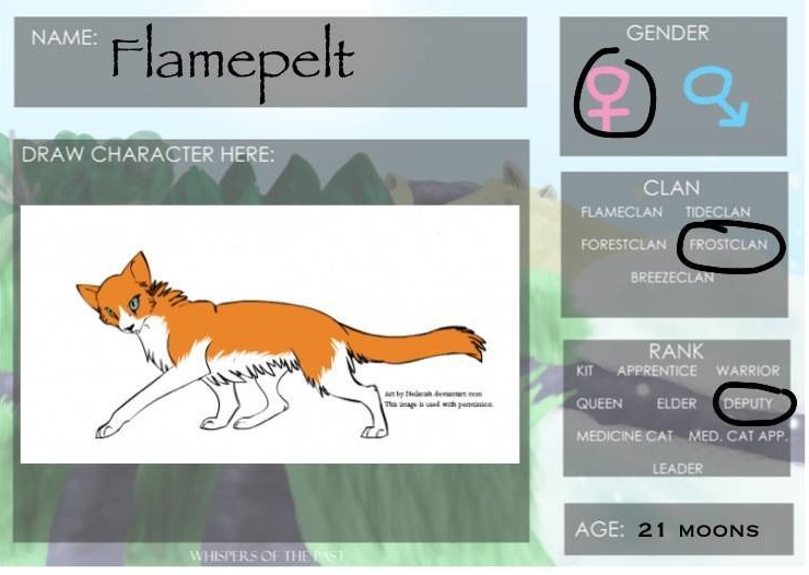 Flamepelt Frostclan WOTP ref