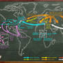 Mafia worldmap (blackboard)