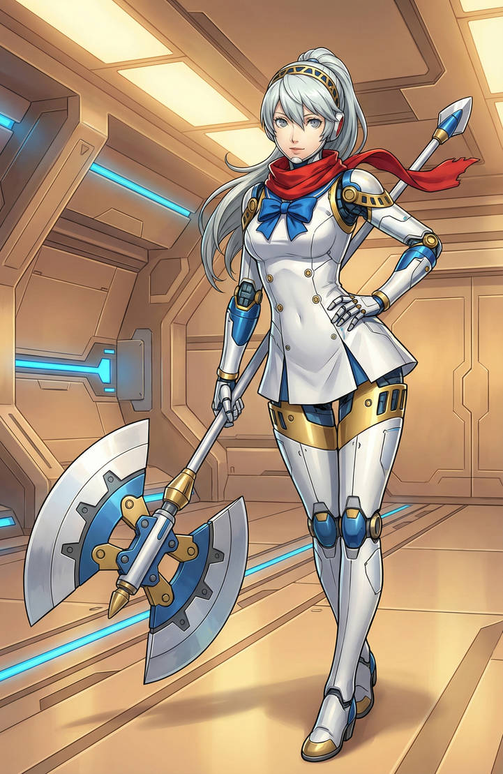 Labrys Render Labrys (Persona 4 Arena) loose interpretations by Waifus-in-DistressAI ...