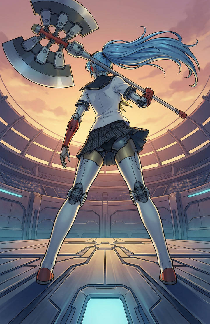 Labrys Render Labrys (Persona 4 Arena) loose interpretations by Waifus-in-DistressAI ...