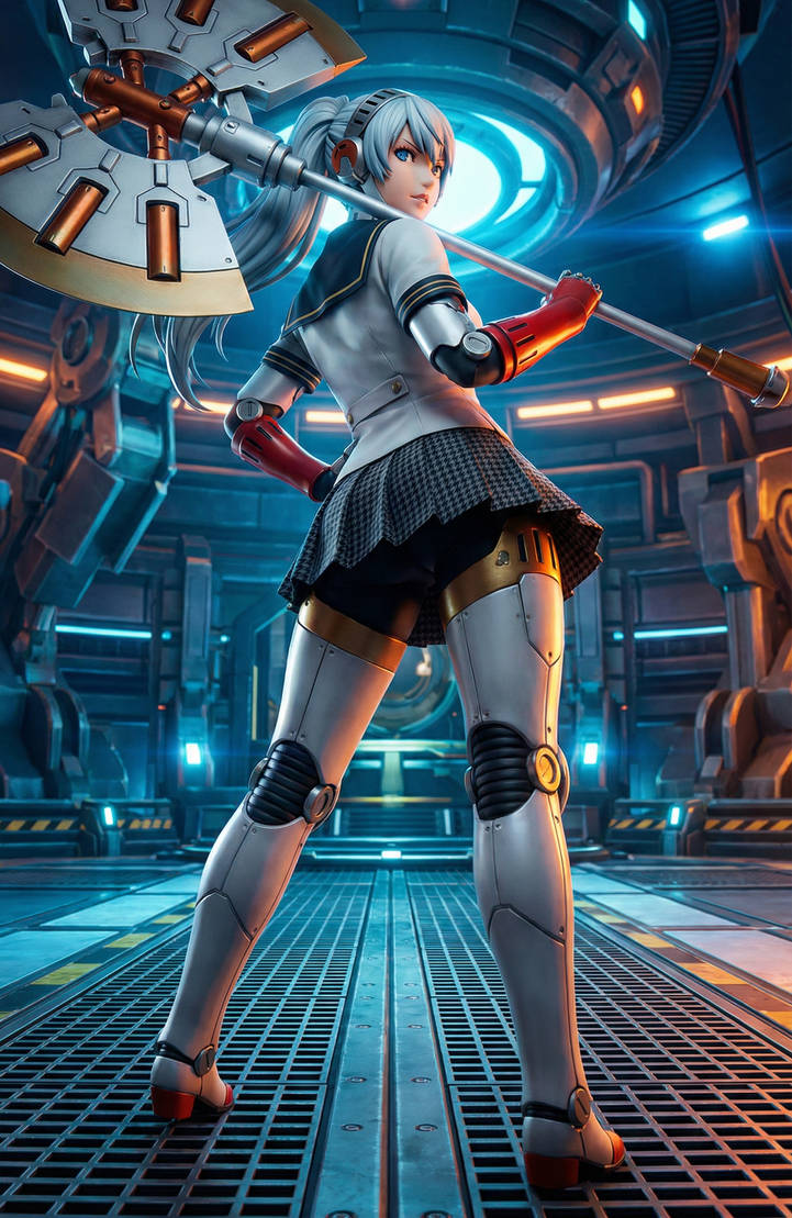 Labrys Render Labrys (Persona 4 Arena) loose interpretations by Waifus-in-DistressAI ...