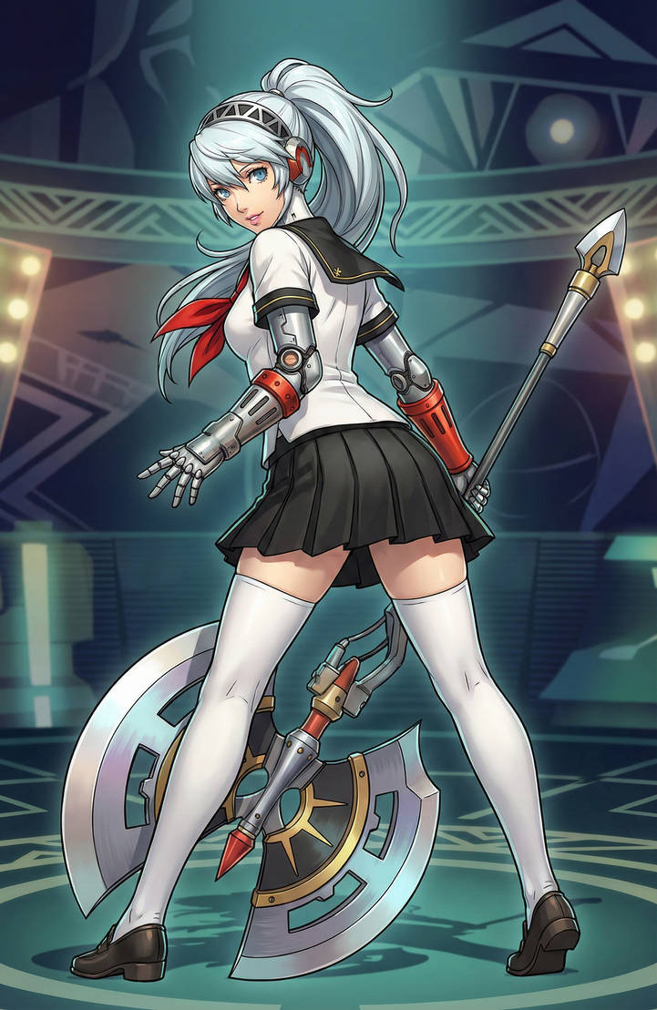 Labrys Render Labrys (Persona 4 Arena) loose interpretations by Waifus-in-DistressAI ...