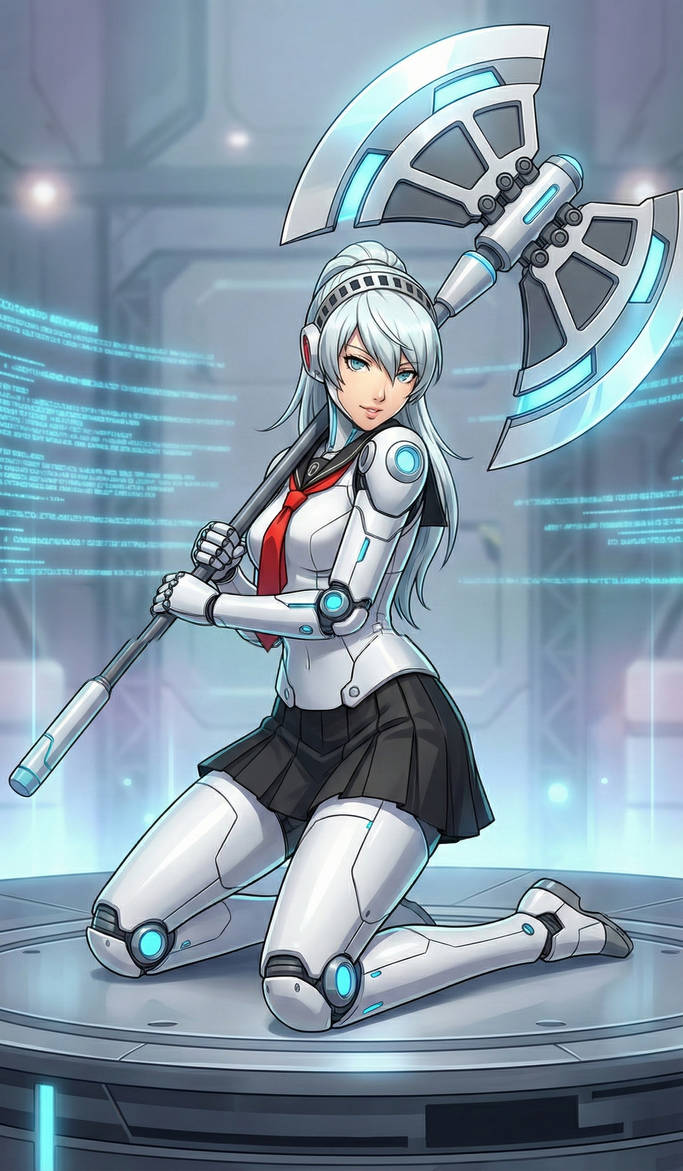 Labrys Render Labrys (Persona 4 Arena) loose interpretations by Waifus-in-DistressAI ...