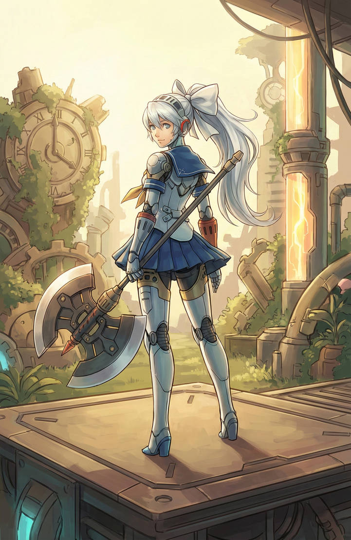 Labrys Render Labrys (Persona 4 Arena) loose interpretations by Waifus-in-DistressAI ...