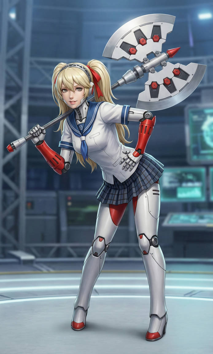 Labrys Render Labrys (Persona 4 Arena) loose interpretations by Waifus-in-DistressAI ...