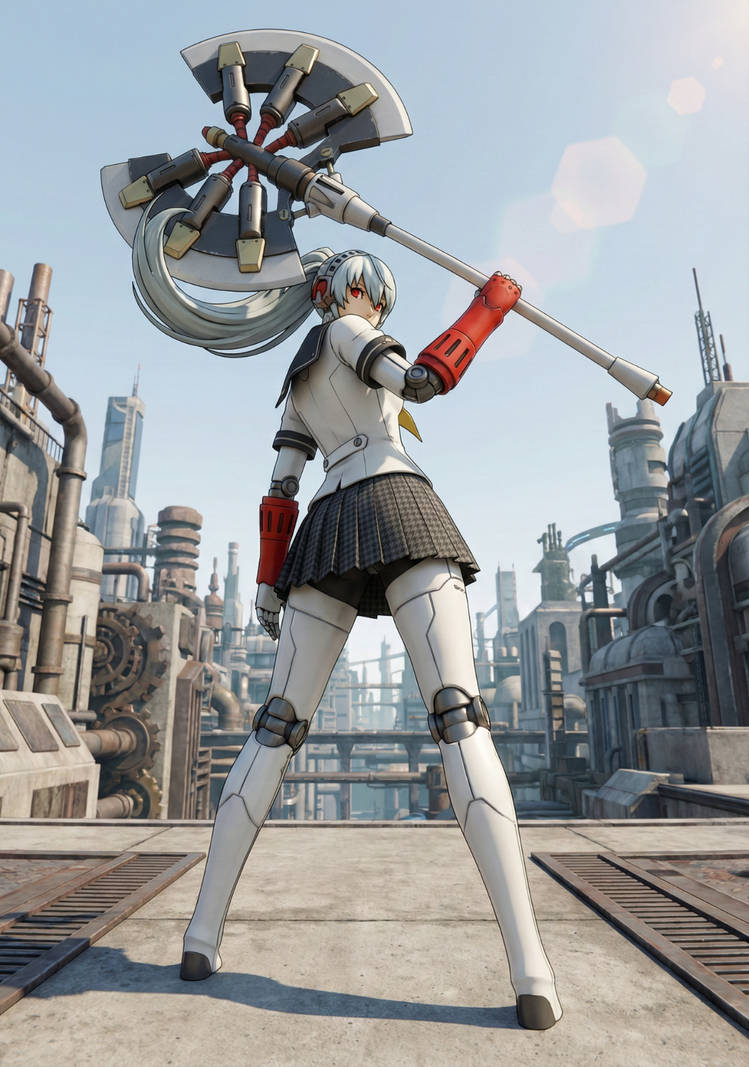 Labrys Render Labrys (Persona 4 Arena) truer design by Waifus-in-DistressAI on DeviantArt