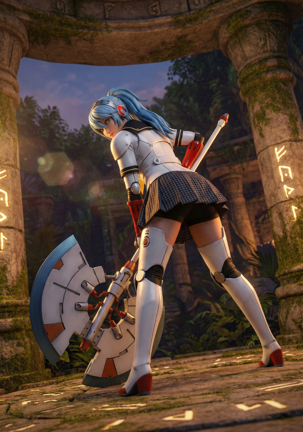Labrys Render Labrys (Persona 4 Arena) truer design by Waifus-in-DistressAI on DeviantArt