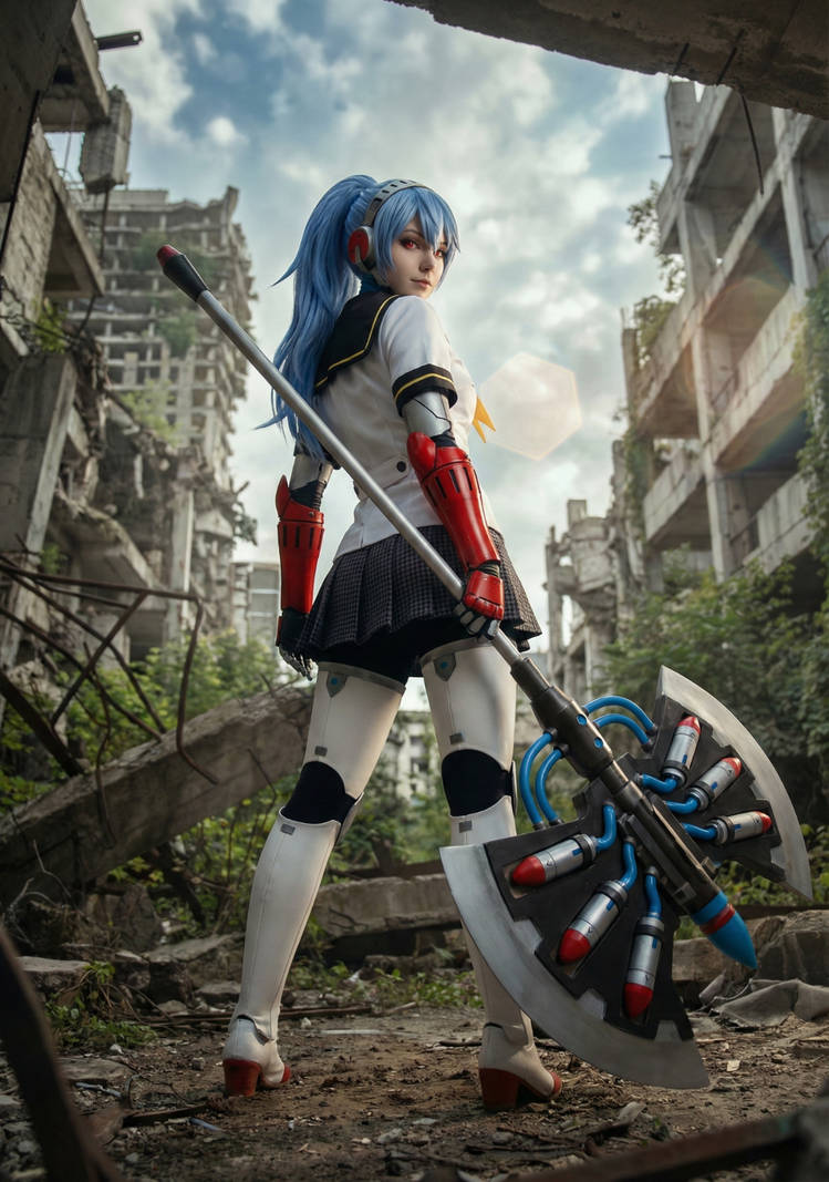 Labrys Render Labrys (Persona 4 Arena) truer design by Waifus-in-DistressAI on DeviantArt