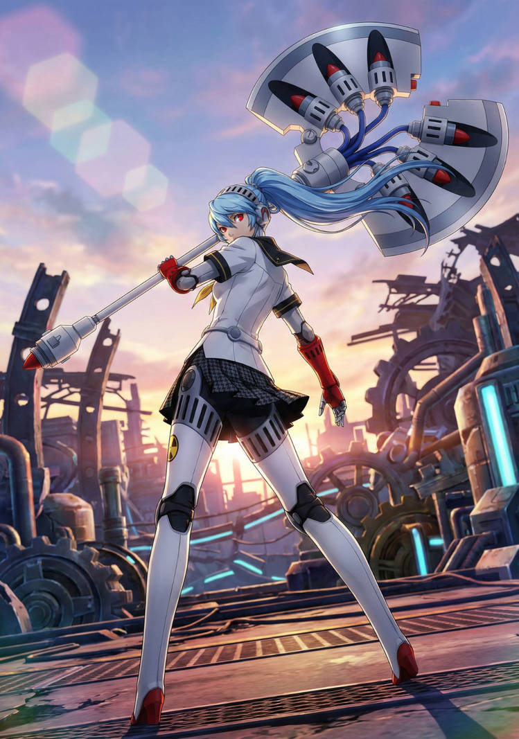 Labrys Render Labrys (Persona 4 Arena) truer design by Waifus-in-DistressAI on DeviantArt