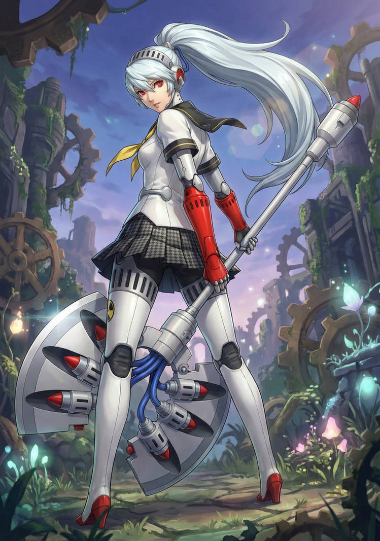 Labrys Render Labrys (Persona 4 Arena) truer design by Waifus-in-DistressAI on DeviantArt
