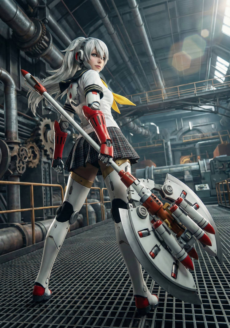 Labrys Render Labrys (Persona 4 Arena) truer design by Waifus-in-DistressAI on DeviantArt