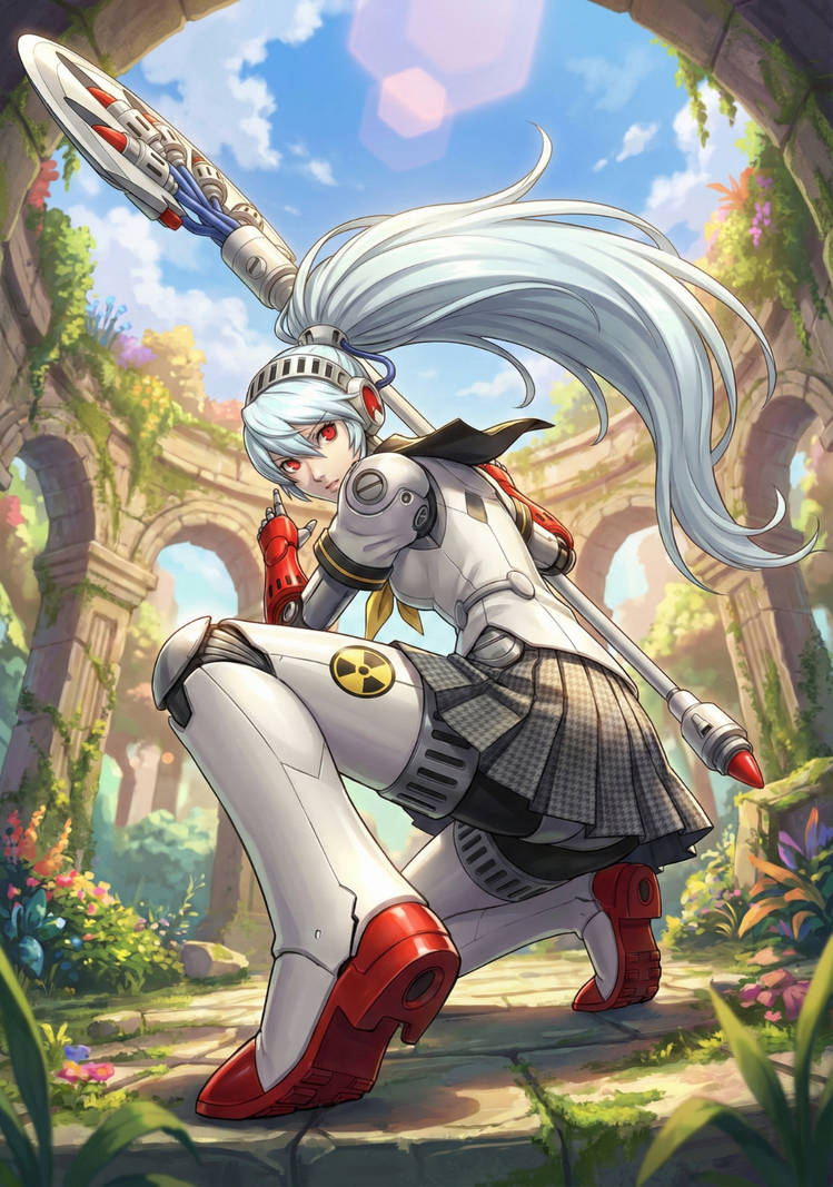 Labrys Render Labrys (Persona 4 Arena) truer design by Waifus-in-DistressAI on DeviantArt