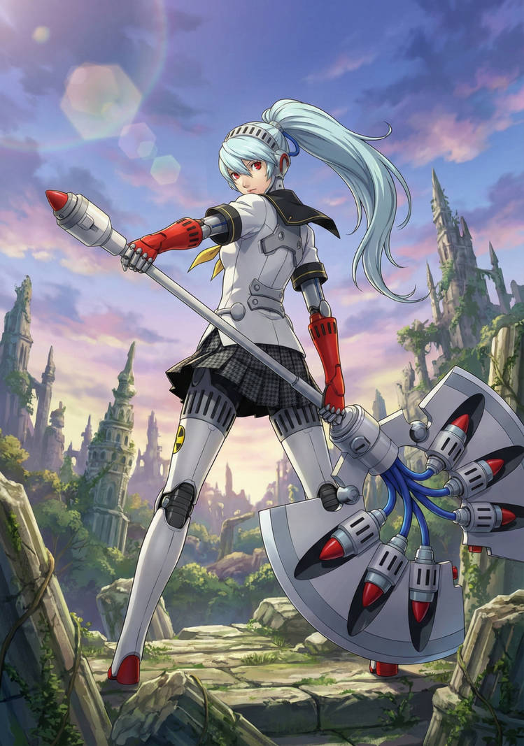 Labrys Render Labrys (Persona 4 Arena) truer design by Waifus-in-DistressAI on DeviantArt