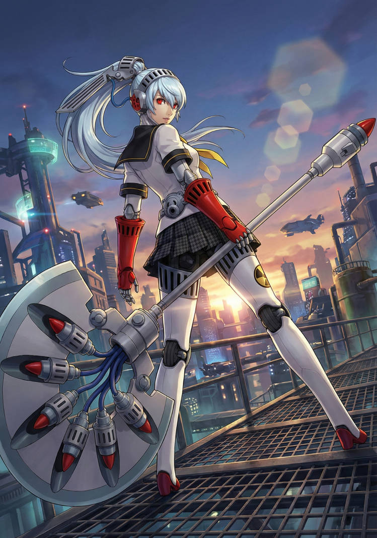 Labrys Render Labrys (Persona 4 Arena) truer design by Waifus-in-DistressAI on DeviantArt