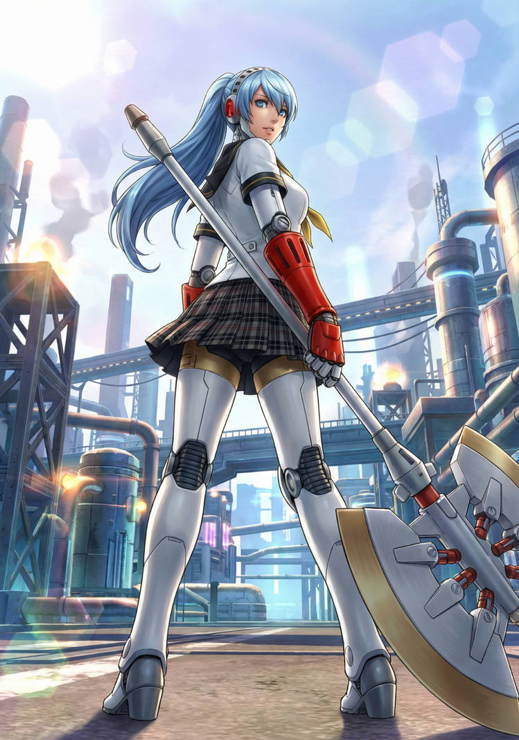 Labrys Render Labrys (Persona 4 Arena) truer design by Waifus-in-DistressAI on DeviantArt