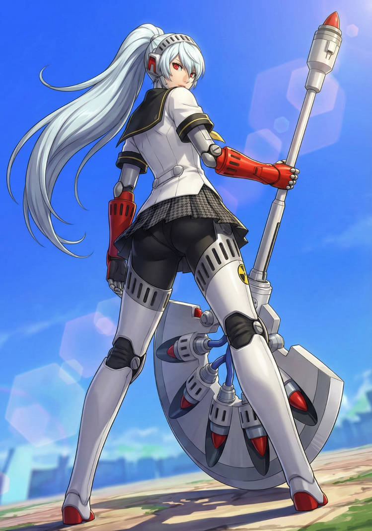 Labrys Render Labrys (Persona 4 Arena) truer design by Waifus-in-DistressAI on DeviantArt