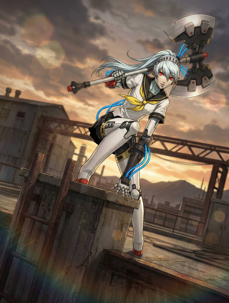 Labrys Render Labrys (Persona 4 Arena) truer design by Waifus-in-DistressAI on DeviantArt