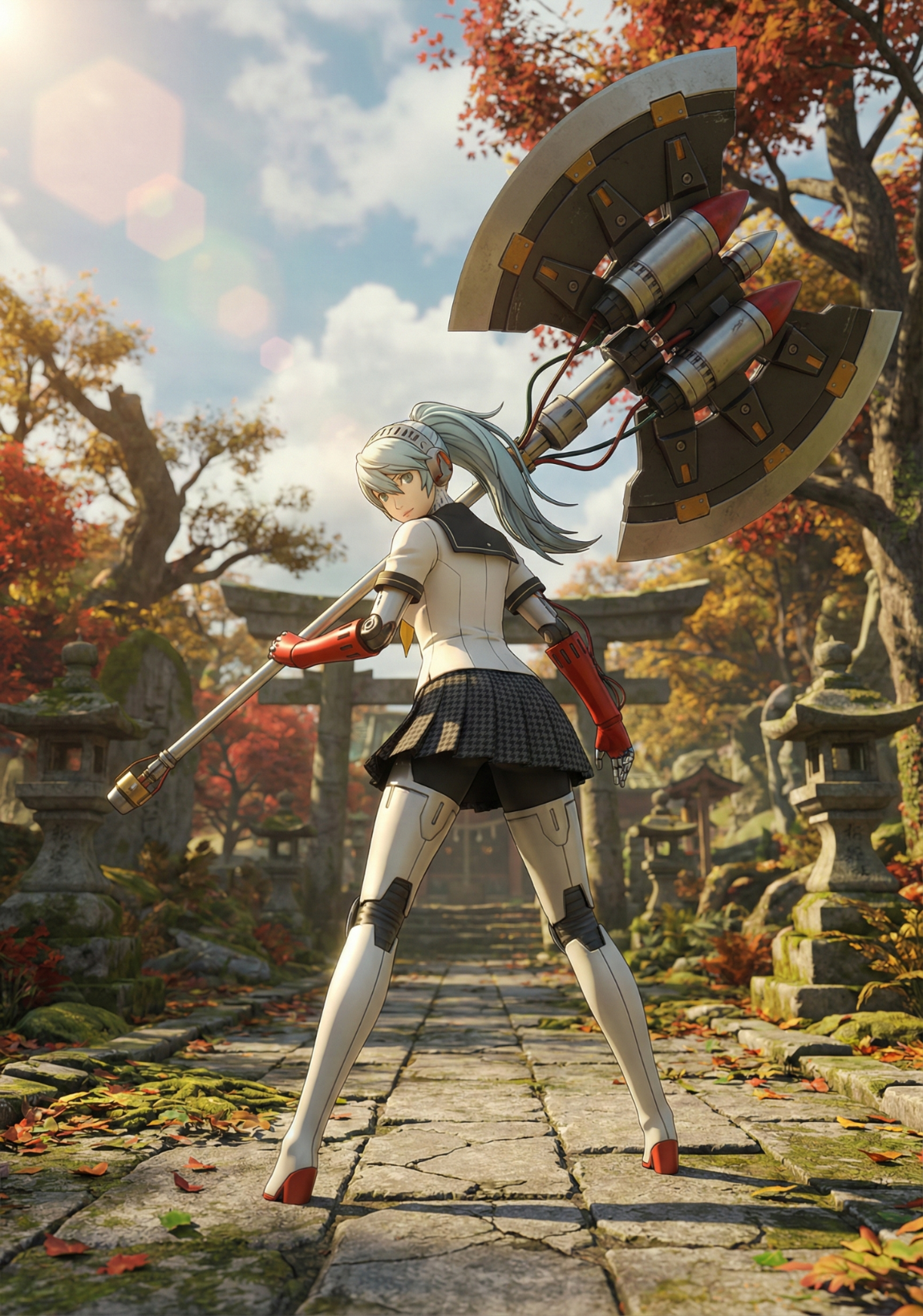 Labrys Render Labrys (Persona 4 Arena) truer design by Waifus-in-DistressAI on DeviantArt