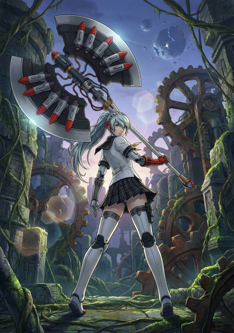 Labrys Render Labrys (Persona 4 Arena) truer design by Waifus-in-DistressAI on DeviantArt