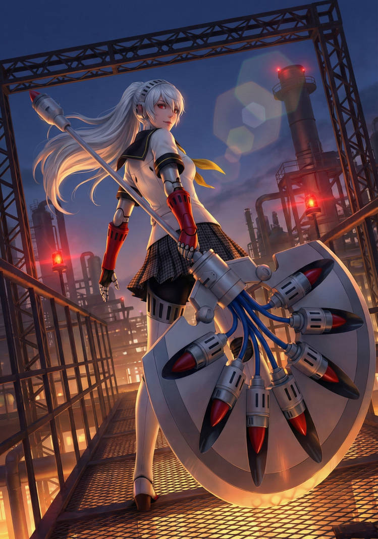 Labrys Render Labrys (Persona 4 Arena) truer design by Waifus-in-DistressAI on DeviantArt