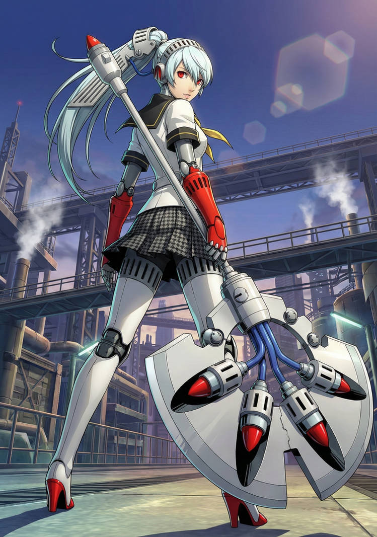 Labrys Render Labrys (Persona 4 Arena) truer design by Waifus-in-DistressAI on DeviantArt
