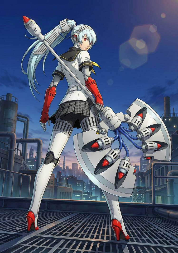 Labrys Render Labrys (Persona 4 Arena) truer design by Waifus-in-DistressAI on DeviantArt