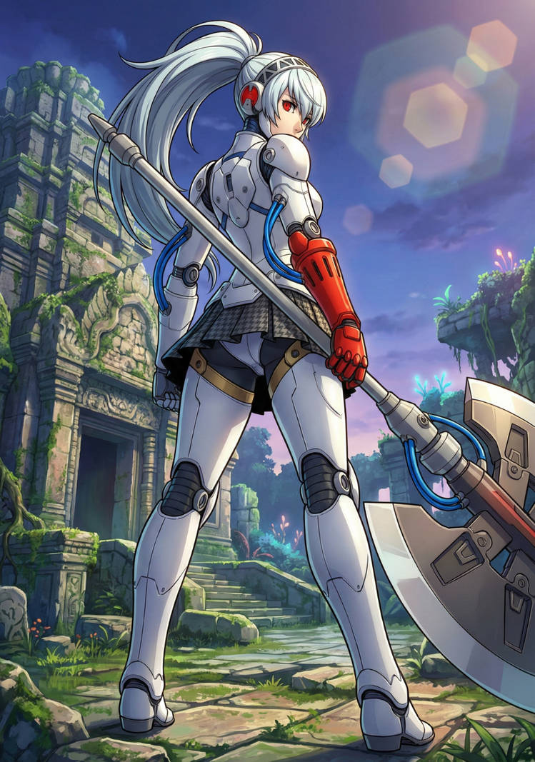 Labrys Render Labrys (Persona 4 Arena) truer design by Waifus-in-DistressAI on DeviantArt