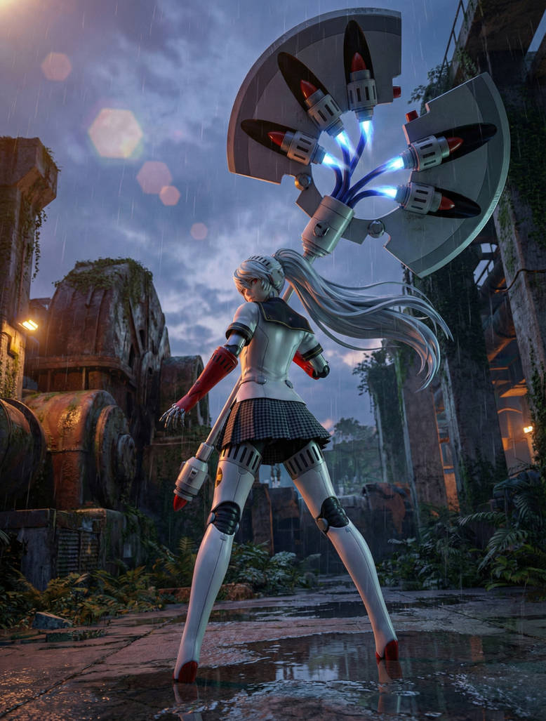 Labrys Render Labrys (Persona 4 Arena) truer design by Waifus-in-DistressAI on DeviantArt