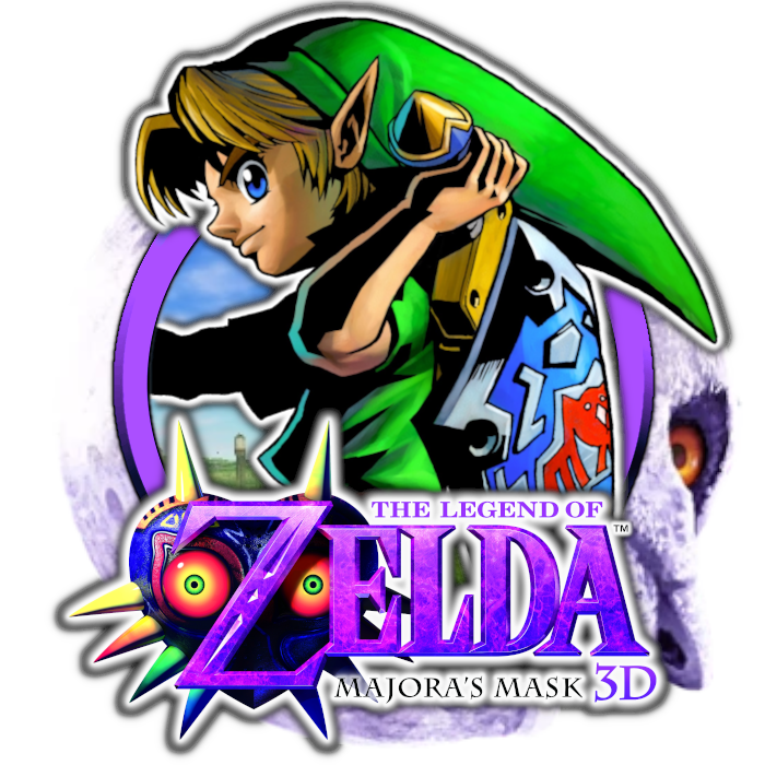 The Legend of Zelda: Majora's Mask 3D logo by FirzeCrescent on DeviantArt