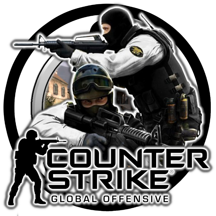 Counter Strike Jogo Tiro Go1 Ofensiva Global Cs2 Logotipo Vetor