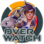 Overwatch logo/icon (Tracer)